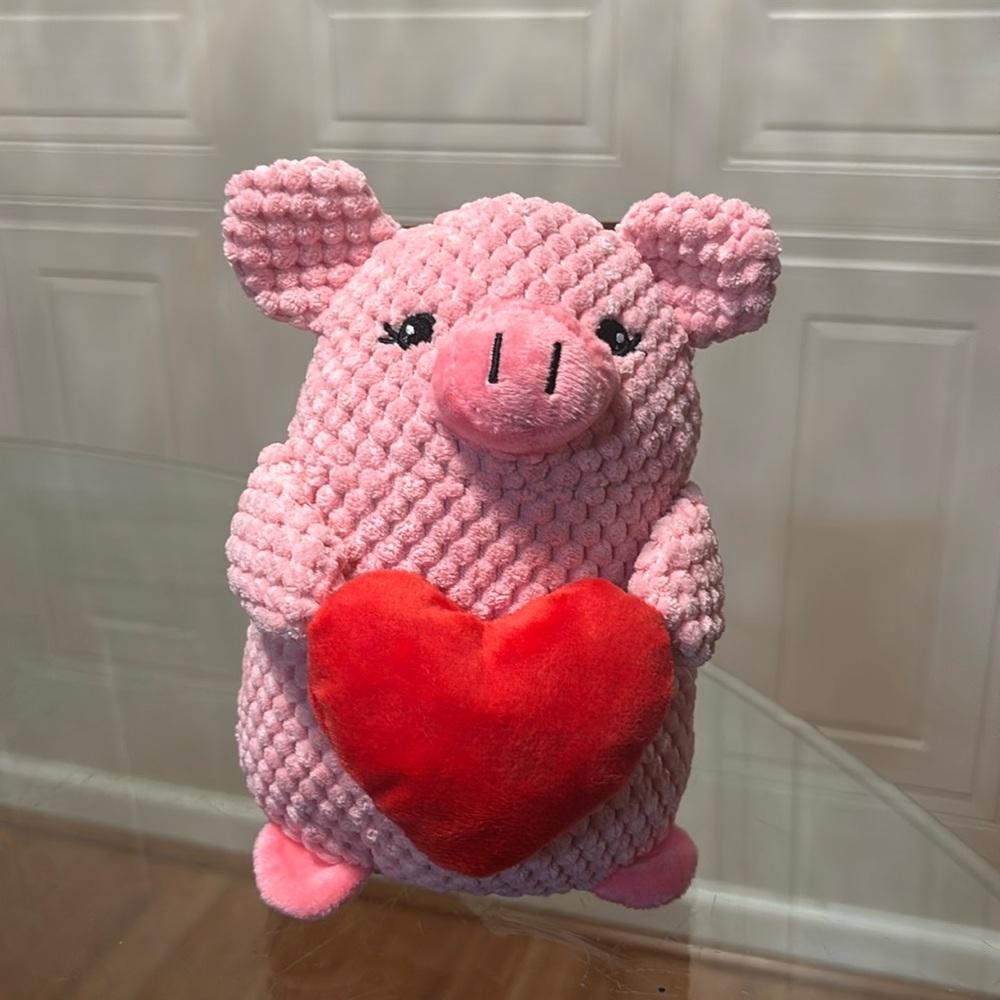 - Giftable World Pet Toy Pink Sheep 8"With Squeaker